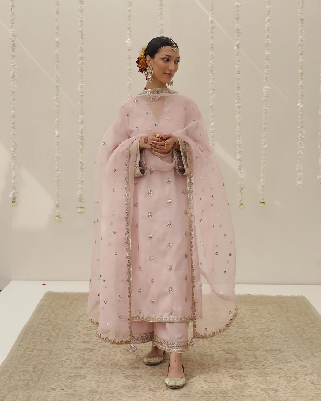 Ruhani 3 Piece Embroidered Suit Set