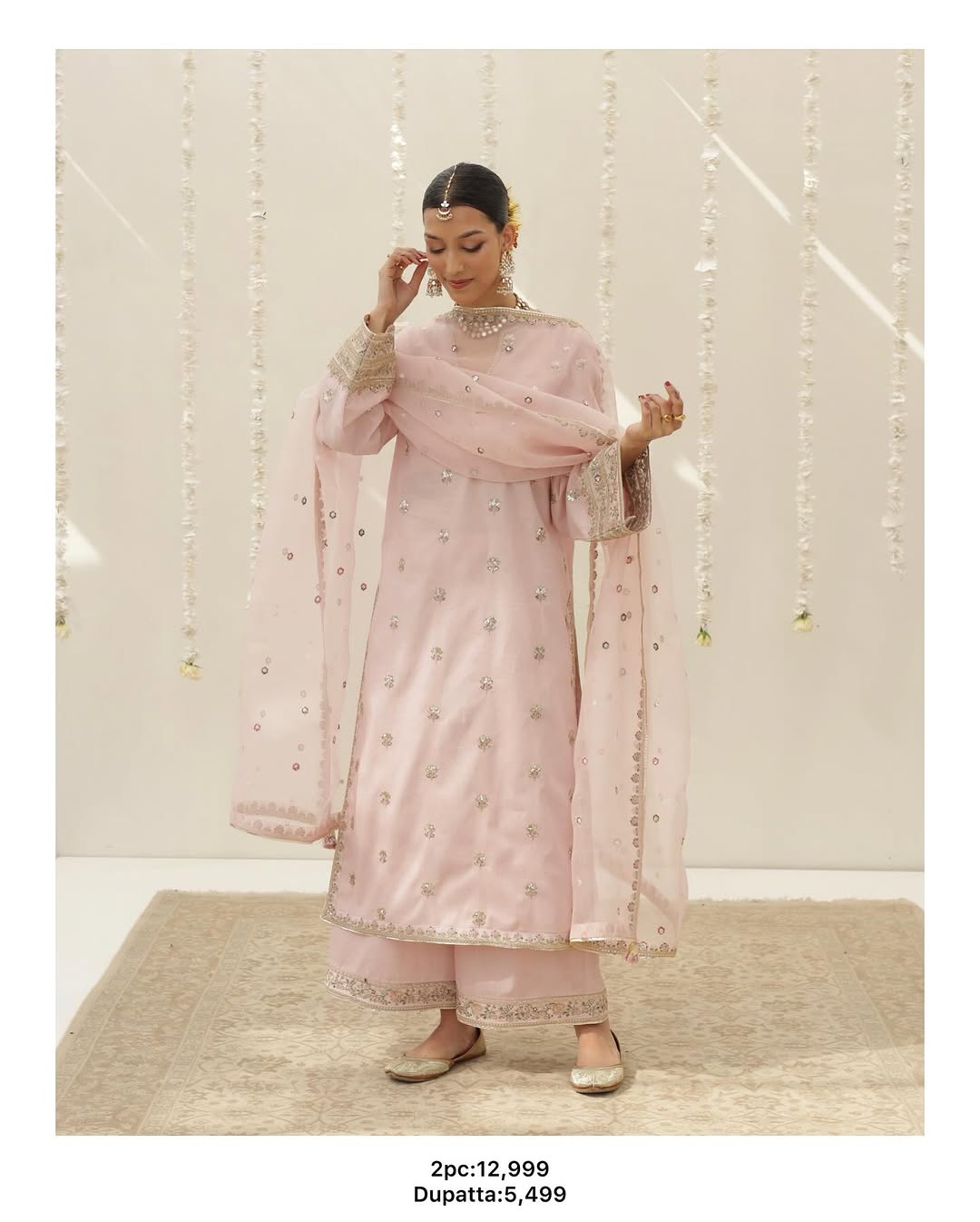 Ruhani 3 Piece Embroidered Suit Set