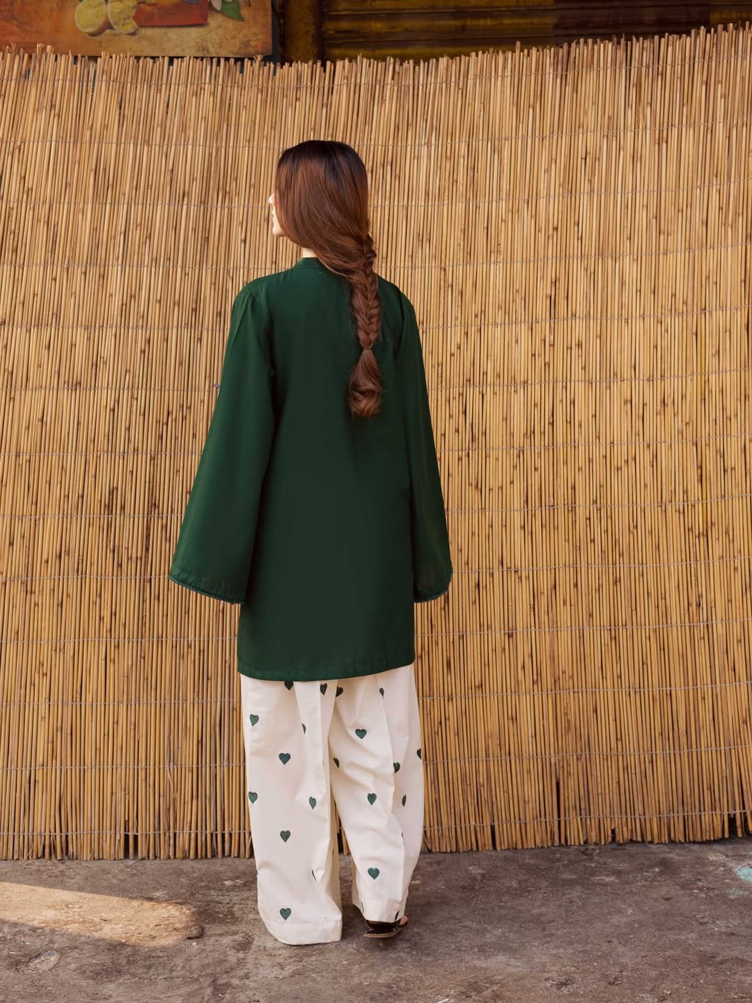 Hania Amir Heart Embroidered co-ord set